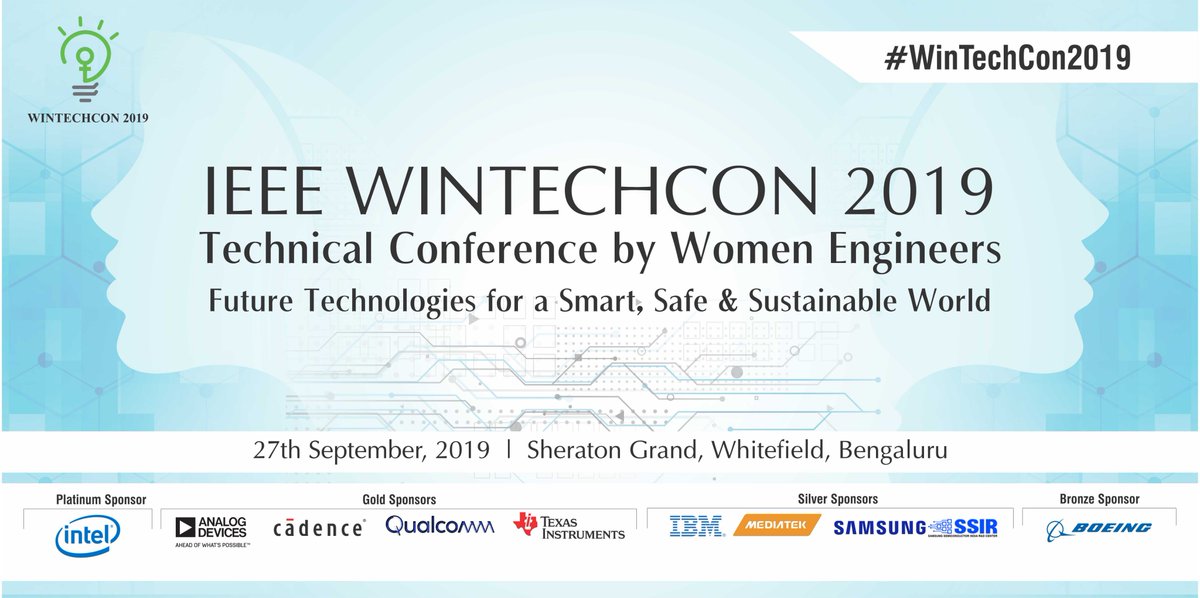IntelIndia's tweet photo. A conference by women technologists, for all engineers - #WinTechCon2019 is set for Sept 27th in Bengaluru and Intel India is proud to take the lead in driving this @ieeebangalore event. Registrations are now open! https://t.co/LPeRl87lWV #womeninengineering #diversity https://t.co/g7X1HoOUEg