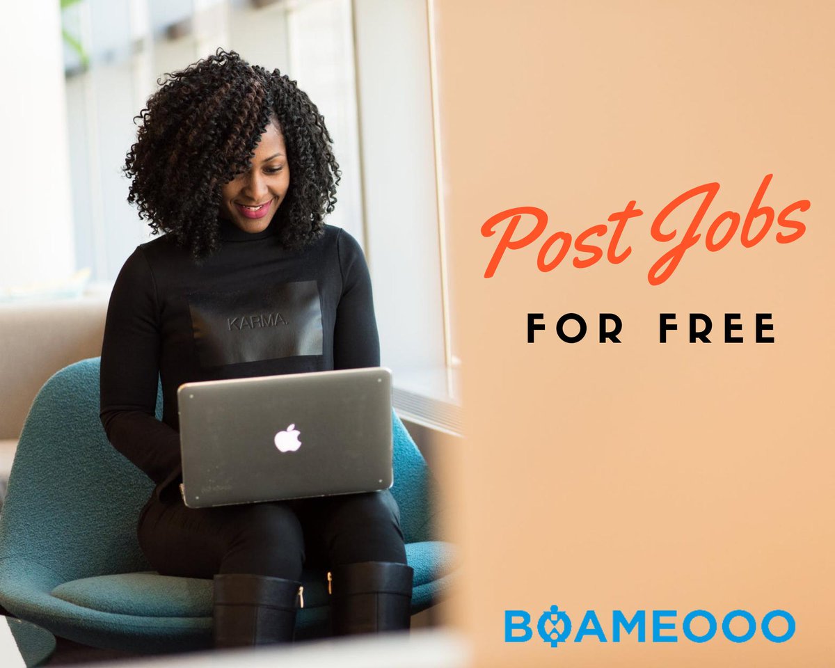 Post Job for Free.. Find Your Next Employee for Free @ https://www..boameooo.com/jobs

#PostJobsOnline #HireRightCandidate #PostJobForFree #PostVacancyForFree #Ghana #JobGhana #VacancyGhana