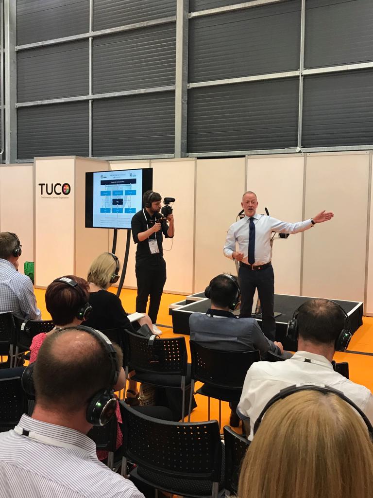 RP_Consultants's tweet photo. @DavidRussell_RP is speaking today at the #TUCOConf about Sustainability at the Heart if Commercial Success @TUCOltd https://t.co/GQymwIia06