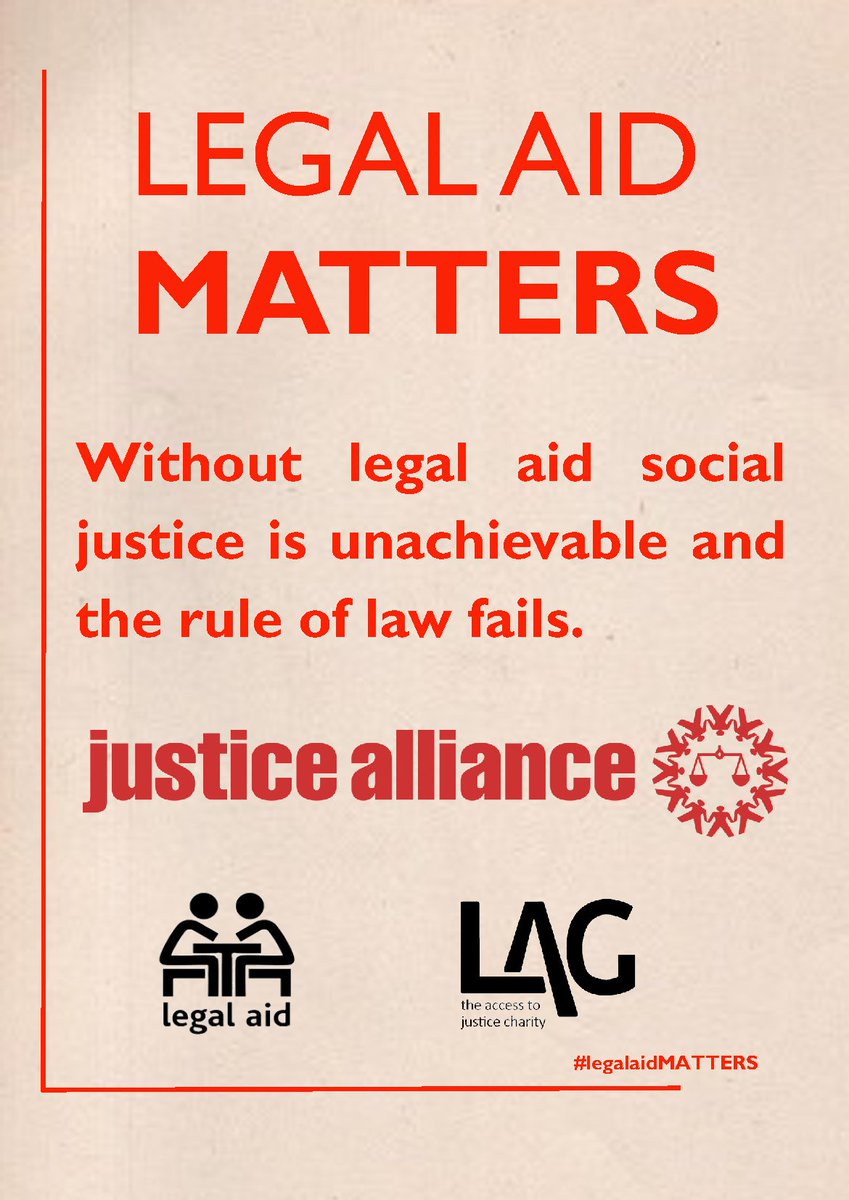 gardencourtlaw's tweet photo. Happy birthday legal aid!!! 70 years old today! No-one should be denied justice simply because they cannot afford it. Join the @justallianceuk celebration this evening outside @MoJGovUK to show your support for why #LegalAidMatters https://t.co/TZCDdG51Xo