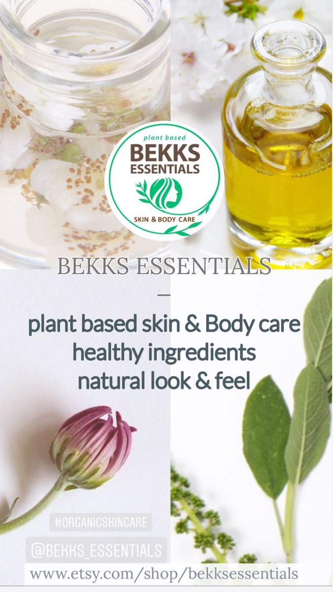 BekksEssentials's tweet photo. Plant Based Skin and Body Care. Made with love and real ingredients for healthy, soft skin. #organicskincare #bekksessentials #skin #face #products #etsyshop https://t.co/wO01VOcOW2