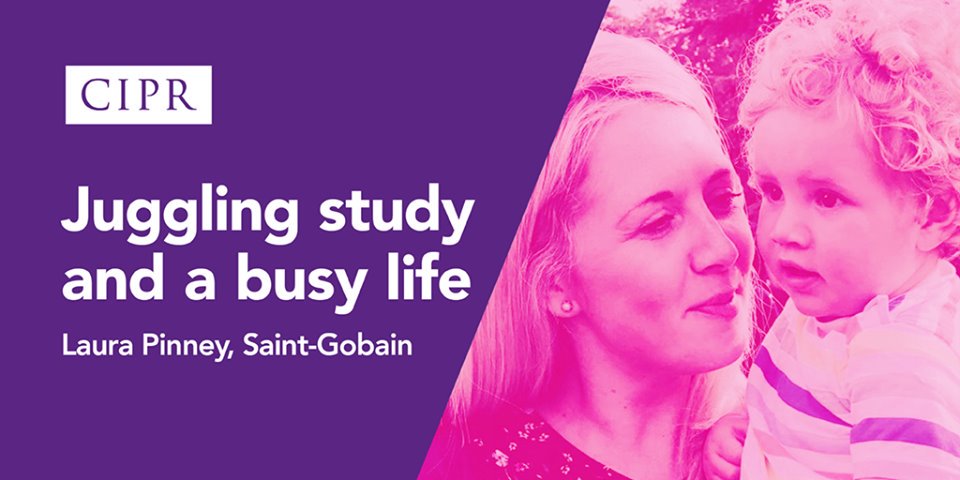 CIPR_Wessex's tweet image. nterested in gaining a professional qualification but wondering how you&apos;ll fit it all in? Laura Pinney, Brand, Digital &amp;amp; #CommsManager for Saint-Gobain says &quot;Just do it!&quot; - here are her tips and advice on juggling it all. #CIPRQualified with #PRAcademy. 
 bit.ly/2yfwnlO