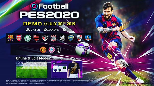 xboxbrazucas's tweet photo. Tá chegando hein @gege.xbox Será que a @konamibrasil vai surpreender? #academiaxbox #pes2020 #demopes2020 #xbox https://t.co/zzDL6V7DGg https://t.co/d3ZGkdreOP