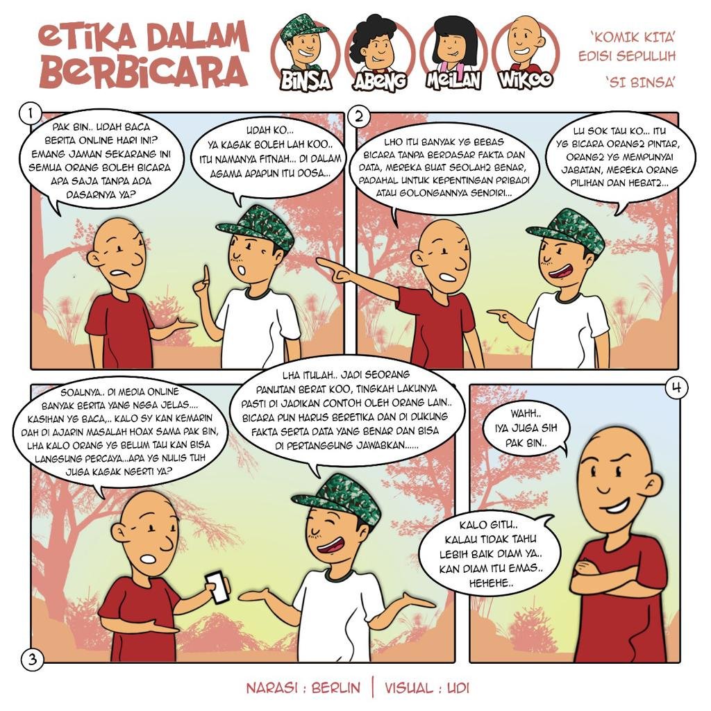 winda_arnold's tweet photo. Sopan santun adalah ibarat minyak yang mengurangi gesekan satu dengan yang lain.

#SiBinsa #EtikaBerbicara @si_binsa https://t.co/M1kaKv1ukv