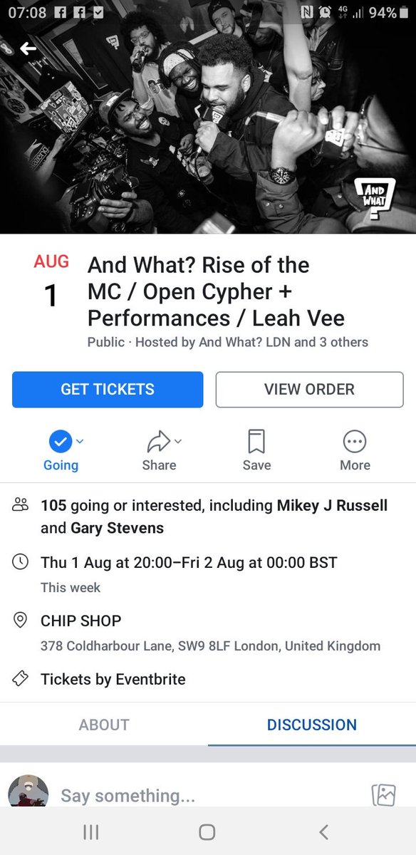 Yo people so if ur in or around london this thursday 01-08-19  myself and Mickey Hustle will performing here 
Come down and join us for the open mic cypher at one of Londons most iconic hip hop venues