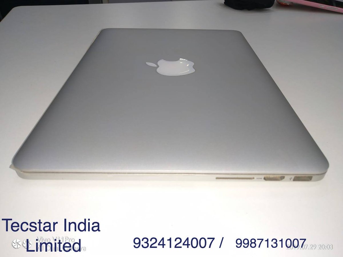 RebeccaTecstar's tweet photo. Apple Mac Book Pro 13”Retina Display
Price-65,000
Technical Specification:
2.7 GHz Intel Core i5 Processor 
8 GB 1867 MHz DDR3 RAM 
251 GB Flash storage 
Intel IRIS Pro 6100 1536 MB Graphics
Contact Numbe:9324124007 / 9987131007
#macbook#retina#tecstar#screen#electronics#editing https://t.co/Fdvo9GsVxh
