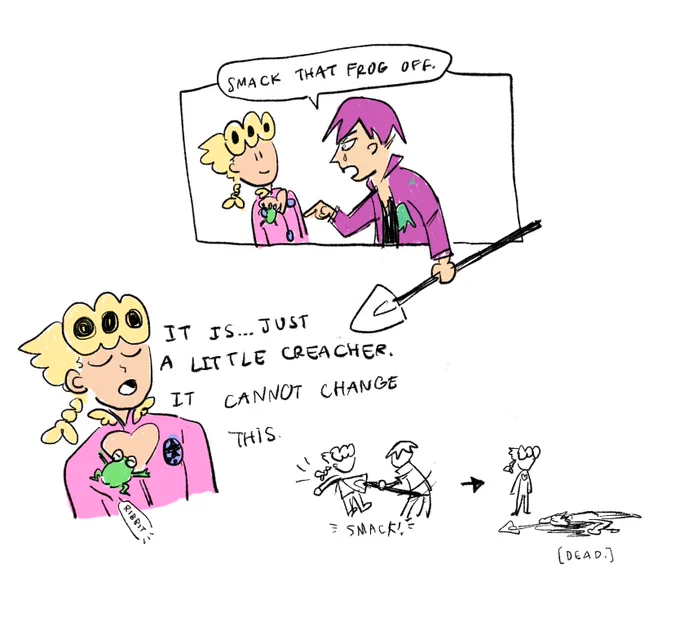 iwas sitting on this frog joke for so long 