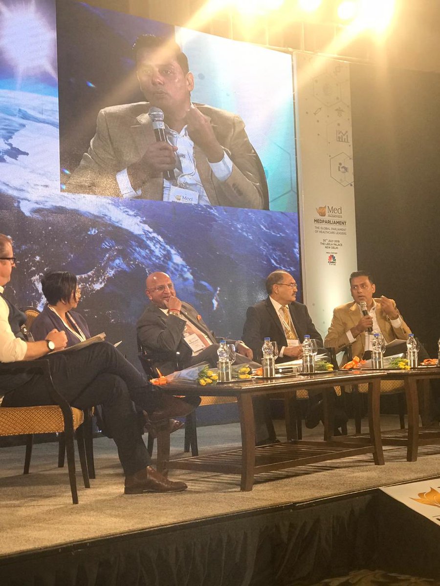 Paras_Health's tweet photo. At Paras Healthcare, it’s our motto- Affordability and Accesibility. People in India have the ability to pay for the healthcare services, an opportunity foreign stakeholders should look at- @drdnagar 
#ParasHealthcare #ParasHospitals #MedAchievers #HealthcareForAll https://t.co/12Af2fyON1