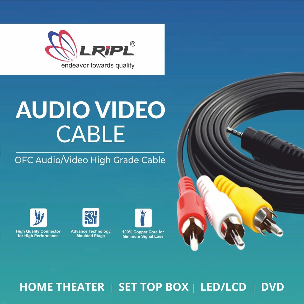 LRIPL's tweet image. Ufff!!😓 Pissed off with Fuzzy &amp;amp; Blurry picture &amp;amp; sound 😒
Looking for solution??🧐🤔
LRIPL is here 🤗with Audio Video Cable with minimum signal loss &amp;amp; high performance. 😀 
#Highqualityconnector #minimumSignalLoss #AVcable #AudioVideoCable #Cable #HighGradeCable #LRIPL
