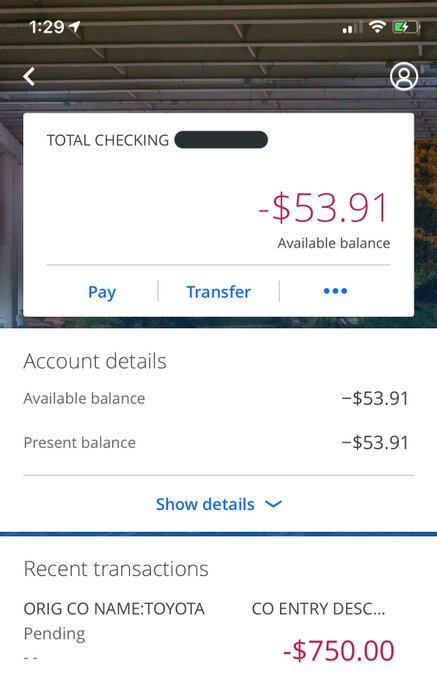 Just paid my car note &amp; I have a negative balance. Anyone wanna help reimburse me, I&rsquo;ll send you goodies