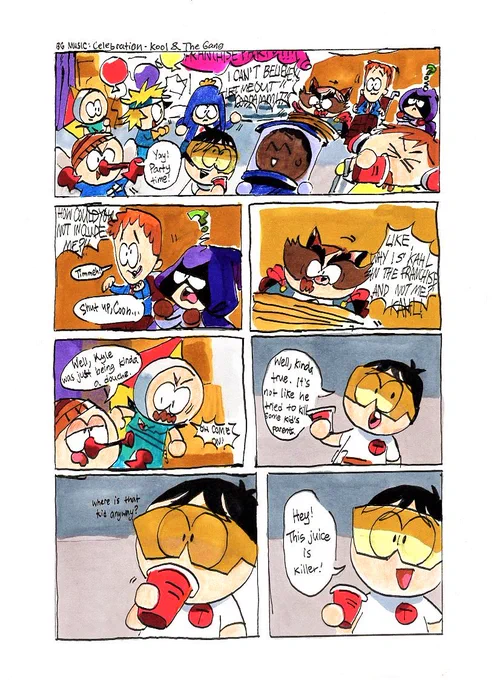 Heres a #southpark comic I made based off the ending and a continuation of #thefracturedbutwhole !! 