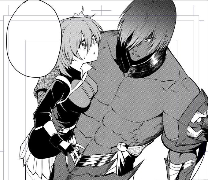 試しにトーン貼ったら圧がすごくては〜アシュ君すこ〜😊✨ 