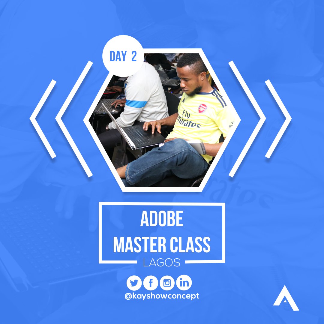Kayshow_Concept's tweet photo. Today is Day 2 of Adobe Master Class Lagos. Today's class will be focused on creating logos, banners, flyers and more using Corel Draw.
Watch out for the live broadcast on Facebook and Instagram
#kayshowconcept #adobemasterclass #AMClagos https://t.co/MCWl1FOtkE
