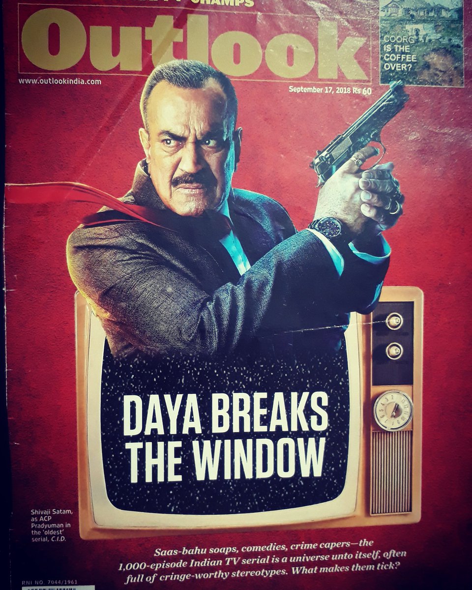 APatil06's tweet photo. The irony is they made it into the #coverpage just 1 month ago before they were pulled off forever. After #21yearsofCid #outlook .1n 1/2 months away to 1yr of this fact,. Seems like yestrday. Feels the time has frozen for all of us. @shivaajisatam sir @Narendragupt sir @C21years https://t.co/NxIzQQalh4
