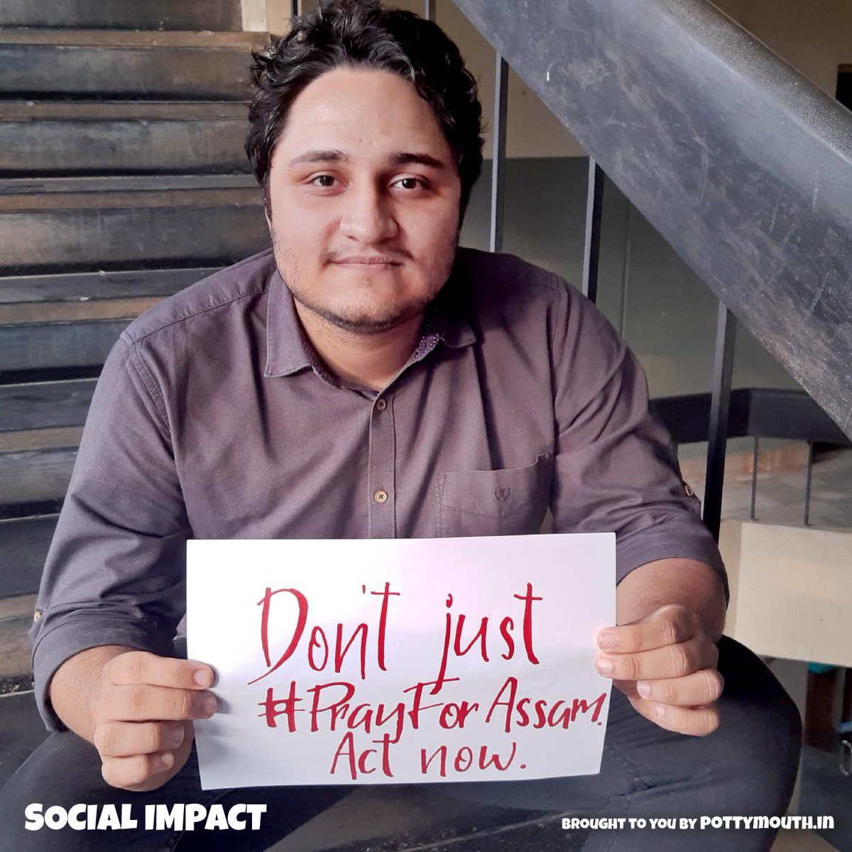 _pottymouth's tweet photo. At #PottyMouth we believe that every action, no matter how small, makes a difference.Which is why we used our collections from June to send a care package of daily essentials to help those affected by the #floods in #Assam. 
#socialimpact #creativeagency https://t.co/hOt1j75VUk