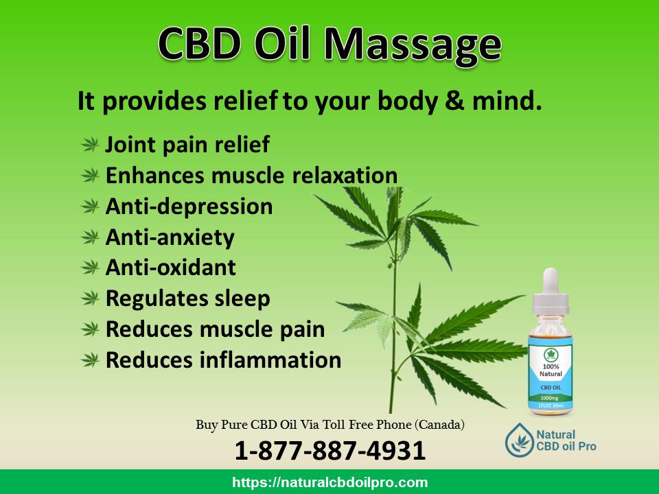 naturalcbdoilpr's tweet photo. CBD oil massage provides relief to your body &amp; mind.
Joint pain relief, Enhances muscle relaxation, Anti-depression, Anti-anxiety, Anti-oxidant, Regulates sleep, Reduces muscle pain, and Reduces inflammation.
#CBDoilmassage #CBD #cbdoil #cbdcanada #massage #naturalcbdoilpro https://t.co/Raiw0ZPPzK