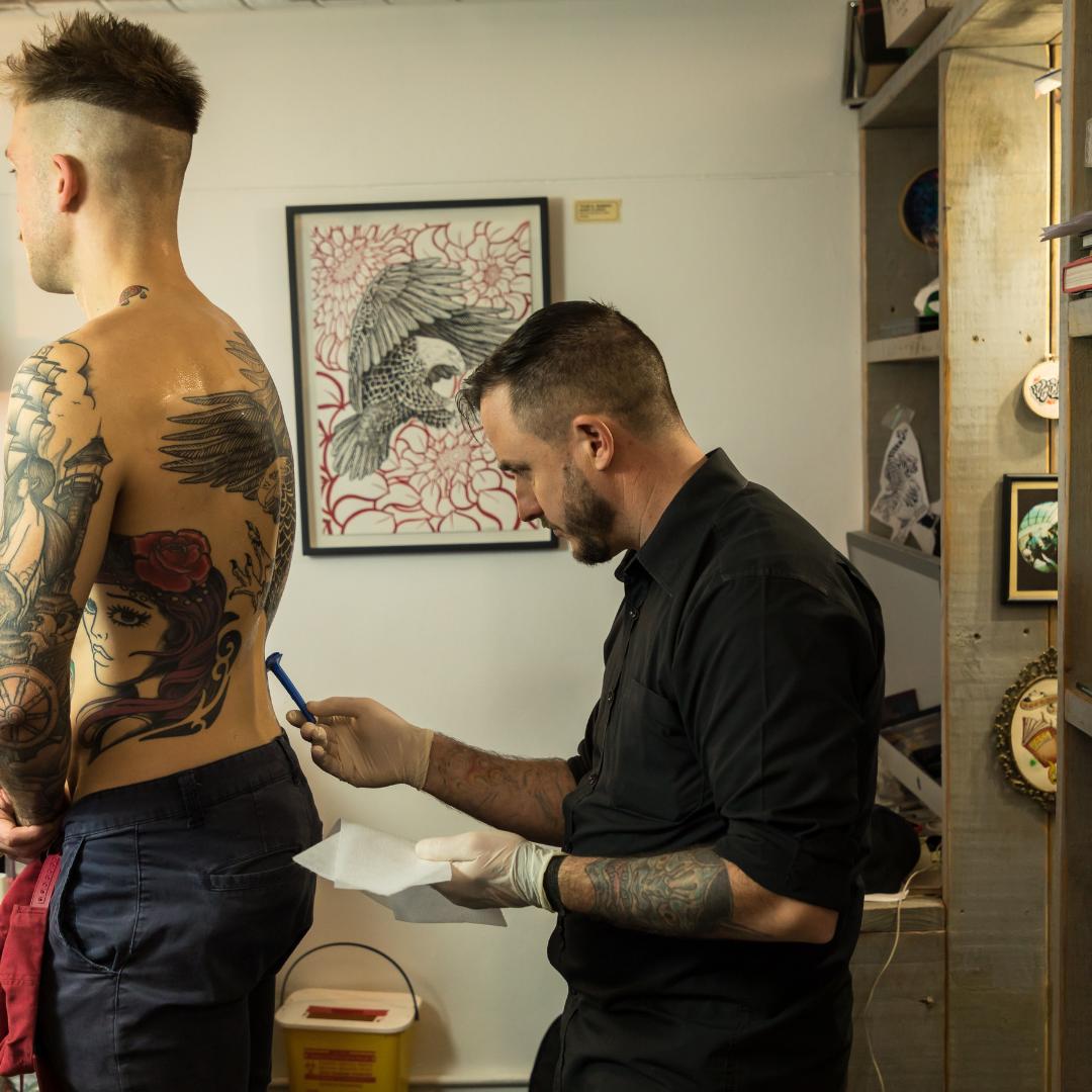 A great tattoo is a statement, not a style. And getting it is a journey, not a destination. @sinsofstyle #FireYourSoul