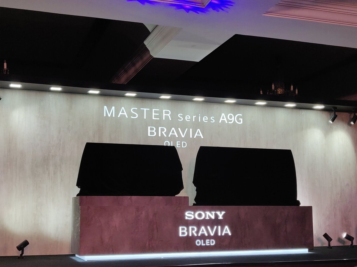 TheTechloMedia's tweet photo. Here @sony_india is launching #BraviaOLEDA9G series.
#SonyMasterSeries #TheUltimateVisualExperience https://t.co/u5bsudLLH8