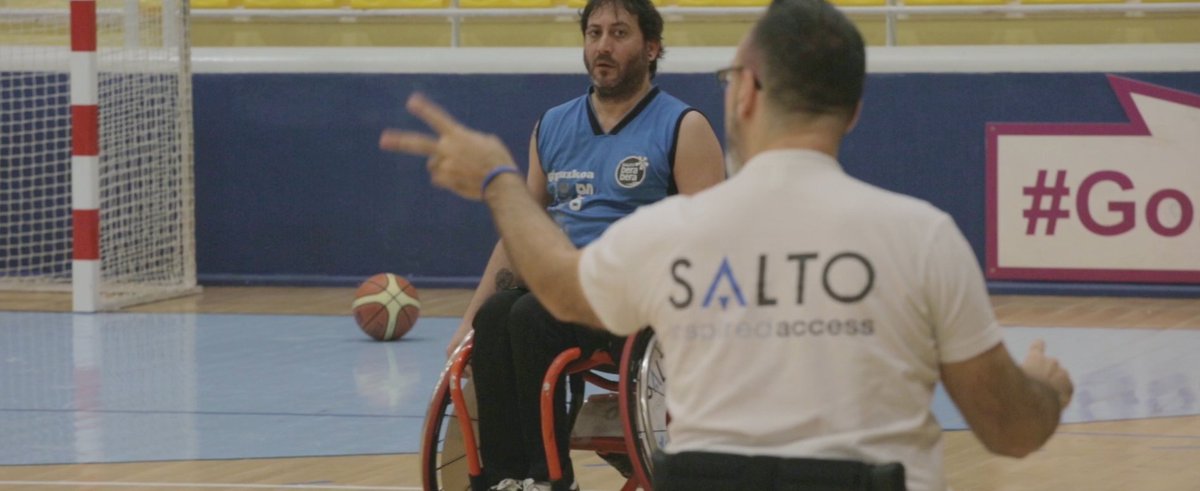 Things that you thought were once impossible just aren’t

Be sure to follow Free2Move.org on our social media channels and SALTO Bera-Bera #WheelchairBasketball team.

#wheelchair #basketball #inspiration #disabilities #disability #AdpativeSports #Paralympics