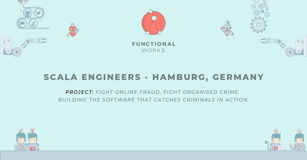 Functionalworks's tweet photo. Scala Engineers! Do you want to fight crime and defend millions against fraud? Catching criminals in the act and tracking them down with technology?
Discover how on Functional Works today: https://t.co/bJfEljmVCP
#Workshub #FunctionalWorks #Hiring #Scala https://t.co/t6QcJmnEW3
