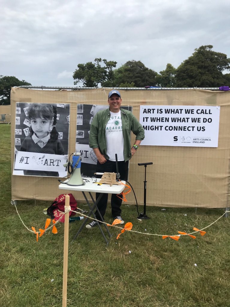 ST3AMCo's tweet photo. LEGEND: We salute school leaders like @Tucker_CP @RyefieldPrimary who spends all term and most of his holidays working with and for young people and school communities.
His #ARTCONNECTS19
#WhatsYourArt19 https://t.co/572uqLReRj