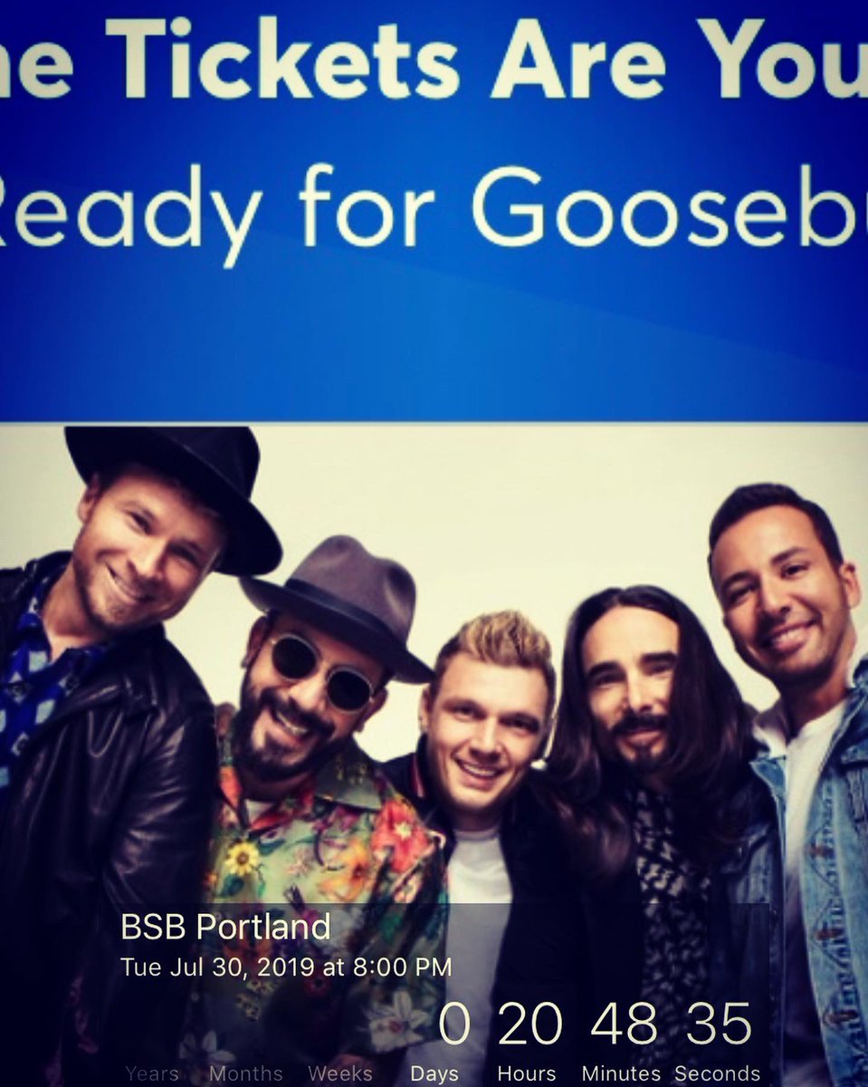 carachristine86's tweet photo. All set & ready to go for today. It is going to be an amazing day! Been waiting 8 months for this! Eek!!!!
#bsbpdx #DNAWorldTour #bsbbffs #boybandbuddies #myloves @backstreetboys @kevinrichardson @brian_littrell @nickcarter @aj_mclean @howied https://t.co/YBYSjojAla