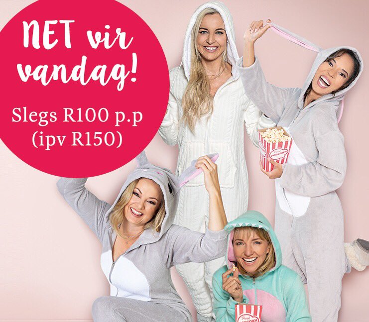 - Bederf jouself vir Vrouedag
- Kyk Lion King saam met bekendes in jou pajamas op 8 Augustus
-  Wees deel van ‘n Wêreldrekord
-  Verander ‘n kind se lewe
-  Kry ‘n geskenksak en cupcake .
Kliek op kalender.voelgoed.co.za/fliekaand/ 
8 Augustus 2019

Tyd: 16:00 vir 17:00

#fliekaandinpajamas