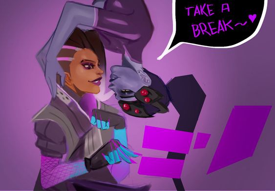 "You take a break, I gotta finish thi- wait, how did you got up there?"