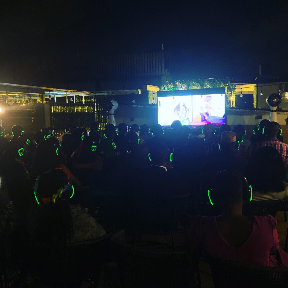 EVENTS | At the silent screening of experimental movie INHIBITION, Monday night in Lagos. 

Pictured: movie director <a href="/otunjamaiii/">OTU NJAMA III</a> with star actress, <a href="/NseIkpeEtim/">Nse Ikpe-Etim</a>

Read more about the movie glaziang.com/inhibition-mov… #GlaziaNow #Entertainment #InhibitionTheMovie