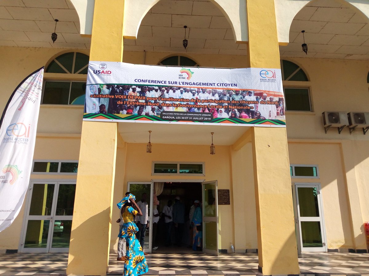 MahamatAoudi's tweet photo. Lancement de la campagne publique et de renforcement des capacités des alliances à faire des plaidoyer sur les réseaux sociaux dans la salle de fête à Garoua #JeMengage https://t.co/61QHgiqB0A