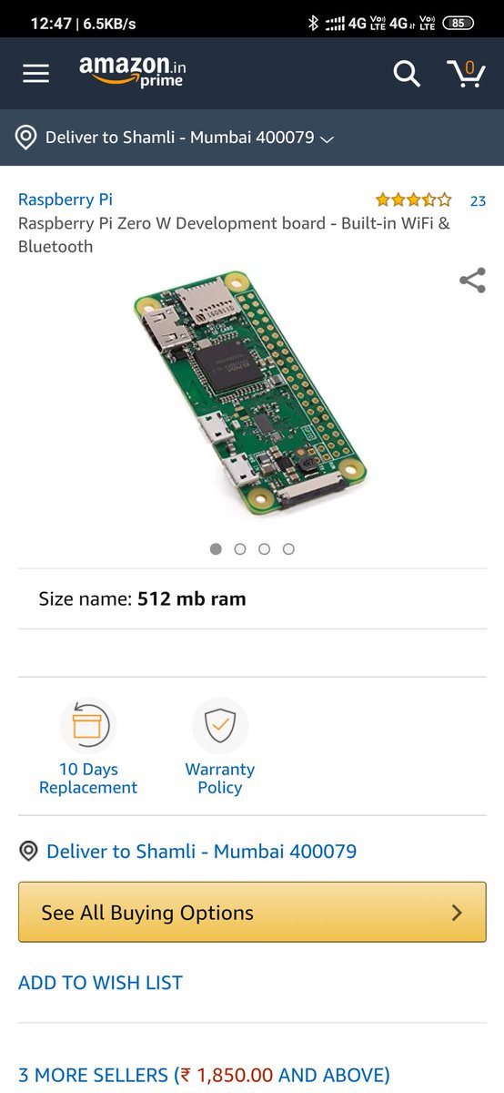 thatsmekaustubh's tweet image. @Raspberry_Pi Can anyone help me understand how is this pricing justified?
#pizerow 

Also any cheaper authentic supplier link will be appreciated