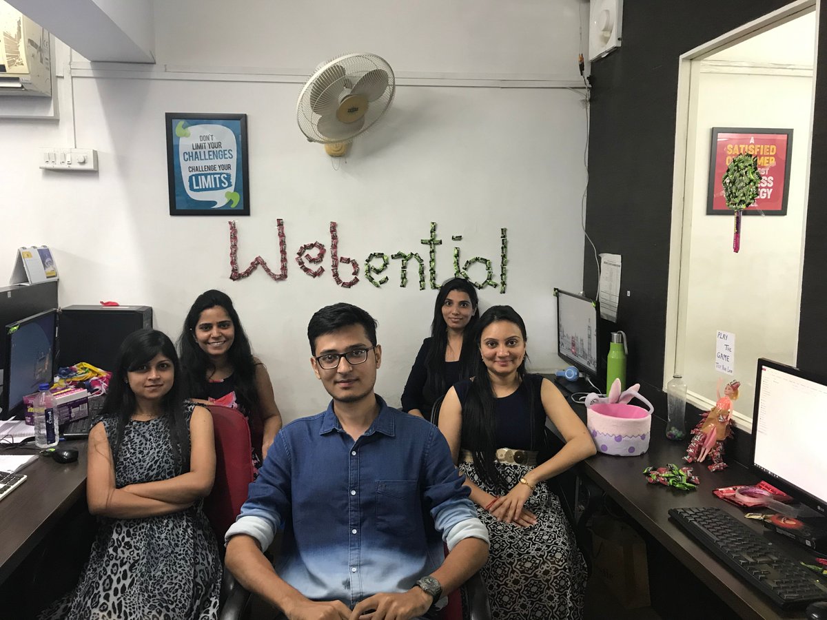 webential's tweet photo. As it says 'There is nothing better than a friend, Unless it is a friend with chocolate'. We at Webential celebrated 'Chocolate day' at office and made sure that there wasn't any corner left without a candy !
#employeeengegment #funplacetowork #webential #chocolateday https://t.co/fhcwpYDnNz