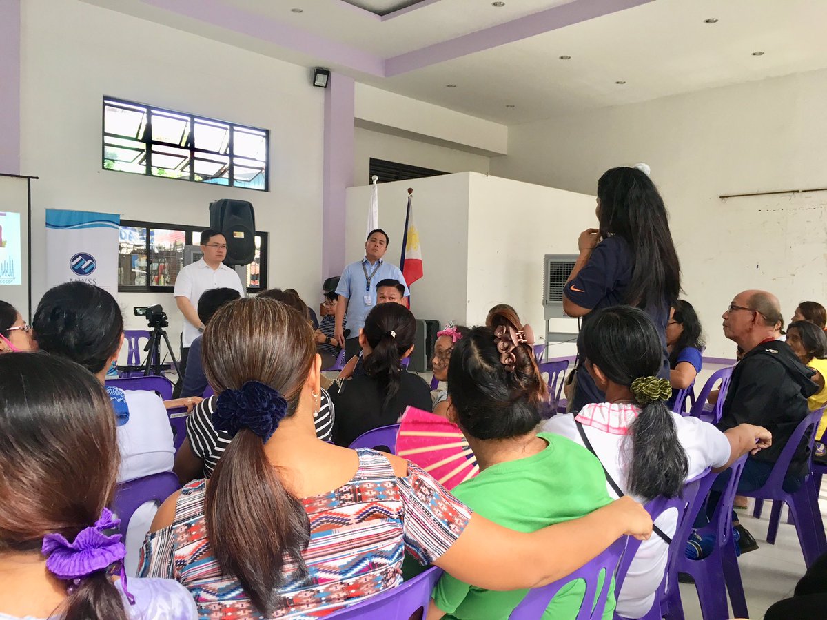 mwssro's tweet photo. Open forum with residents of Brgy. CAA Las Piñas #MWSSRO https://t.co/oQveBFSeP6