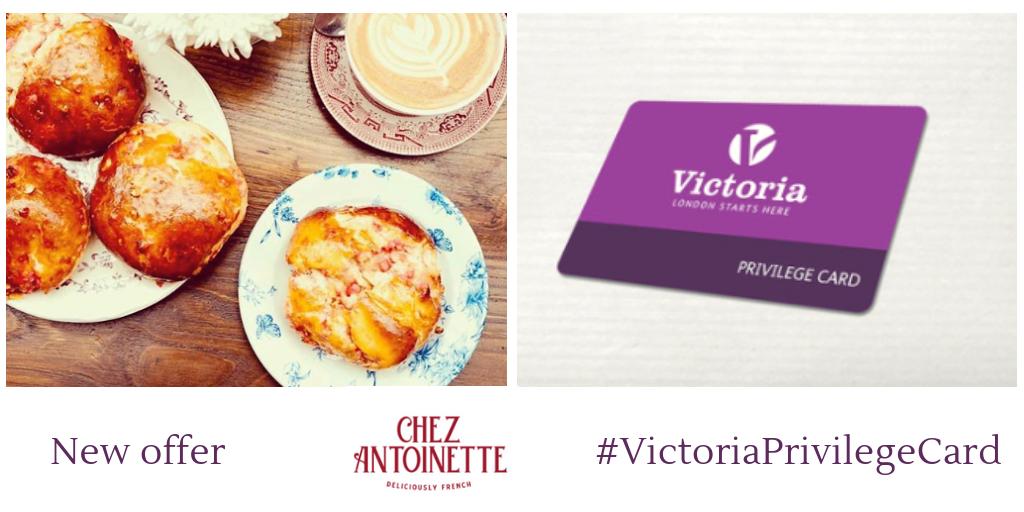 LondonHeritageQ's tweet photo. Enjoy the perfect combination for your lunch takeaway @ChezAntoinette. #VictoriaPrivilegeCard holders can now choose between a homemade quiche or a homemade brioche bun sandwich with a salad and a soft drink for £7.50.  https://t.co/KBfnduQZHy #LondonStartsHere #LondonVictoria https://t.co/PYJmWyCZB4