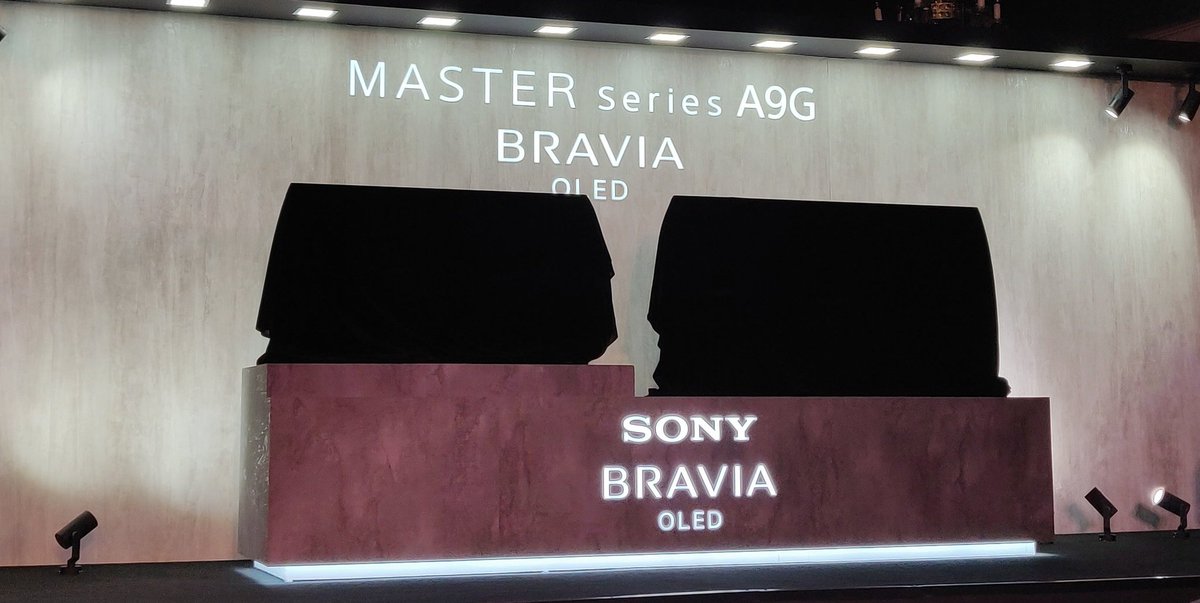 exhibitmagazine's tweet photo. Unveiling the @sony_india #SonyMasterSeries! Guess we have to wait for it a tad bit more!
#TheUltimateVisualExperience #BraviaOLEDA9G https://t.co/tnpWVmSuJf
