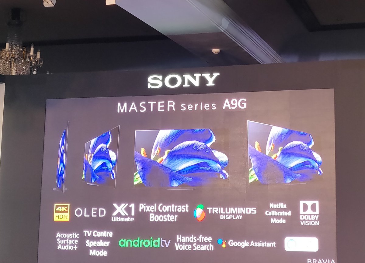 TheTechloMedia's tweet photo. #BraviaOLEDA9G series.
#SonyMasterSeries #TheUltimateVisualExperience https://t.co/EvFcinrcQ2