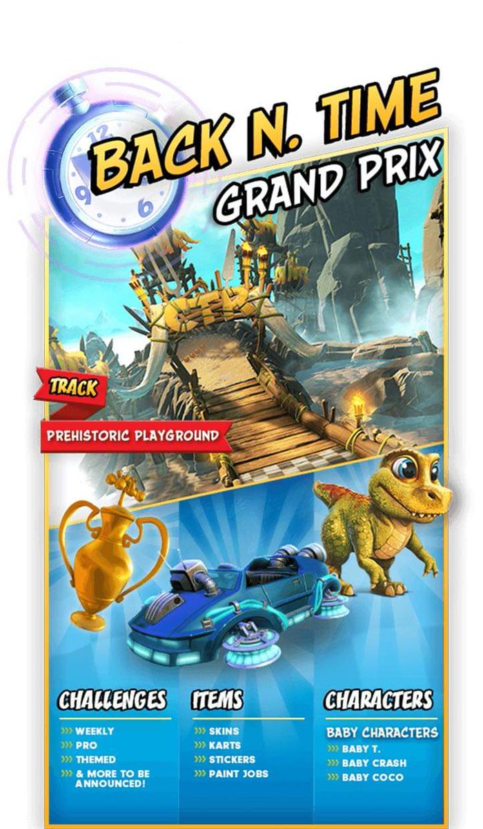 SmackersGamer's tweet photo. New #CrashTeamRacingNitroFueled  #GrandPrix information! Looking forward to #BackNTime https://t.co/Jg0LASS7iE