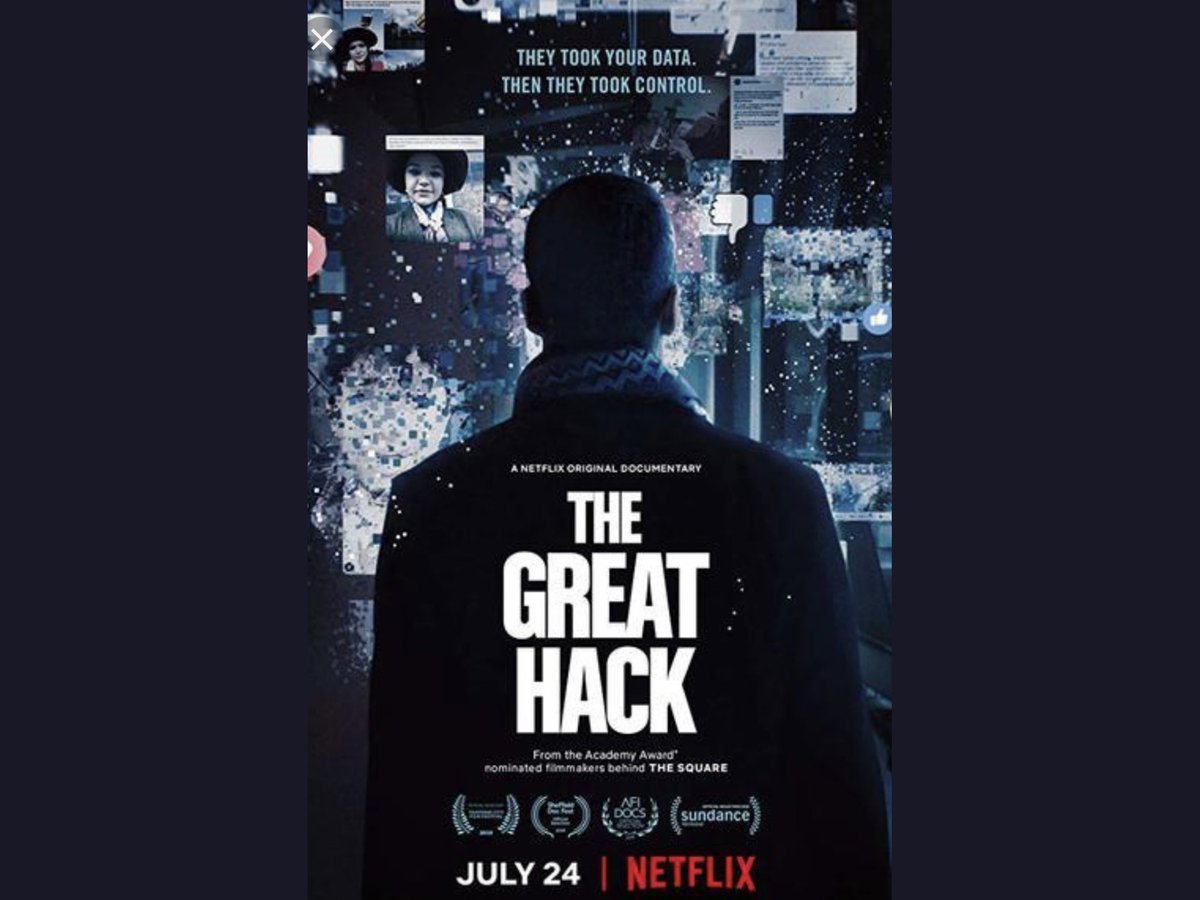 AustraliaVote's tweet photo. Mandatory viewing #TheGreatHack
See how #Data control & targeted #propoganda control perception and elections across world
We want world wide #ClassAction against #DataFarms like #facebook #Google
for harvesting our pvte data and selling it to highest bidder
#auspol #privacy https://t.co/LxepfjBMNp