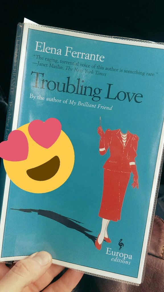 New book for the morning commute! Highly recommend the first novel by the incredible Elena Ferrante 'Troubling Love' by my fave publishers @EuropaEditions #translationtuesday #commuterbookclub #Italy #Napoli