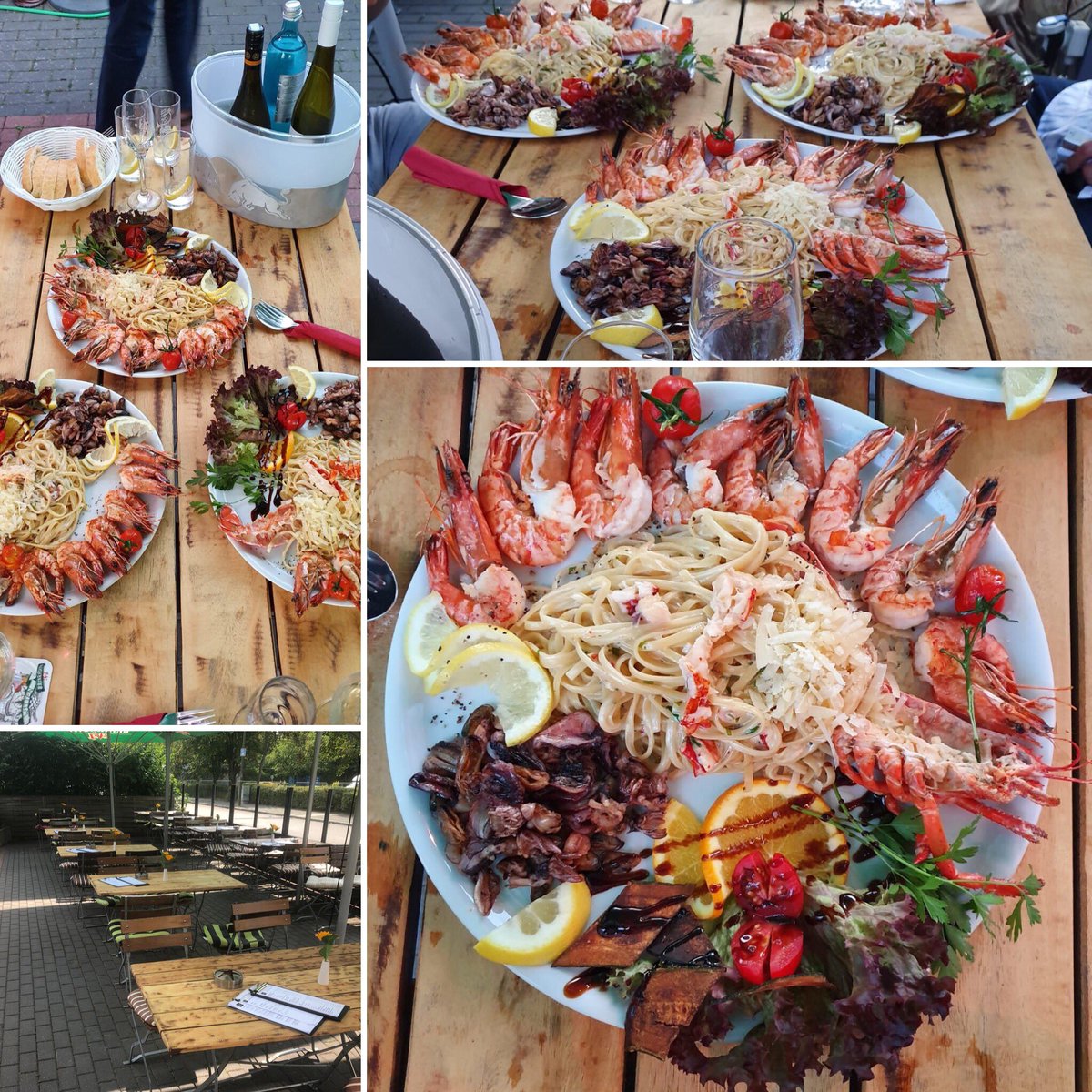 davidsdortmund's tweet photo. Better than a holiday ☀️🍤🥂 #davidsdortmund #davidssommer https://t.co/Jb7og7yHE0