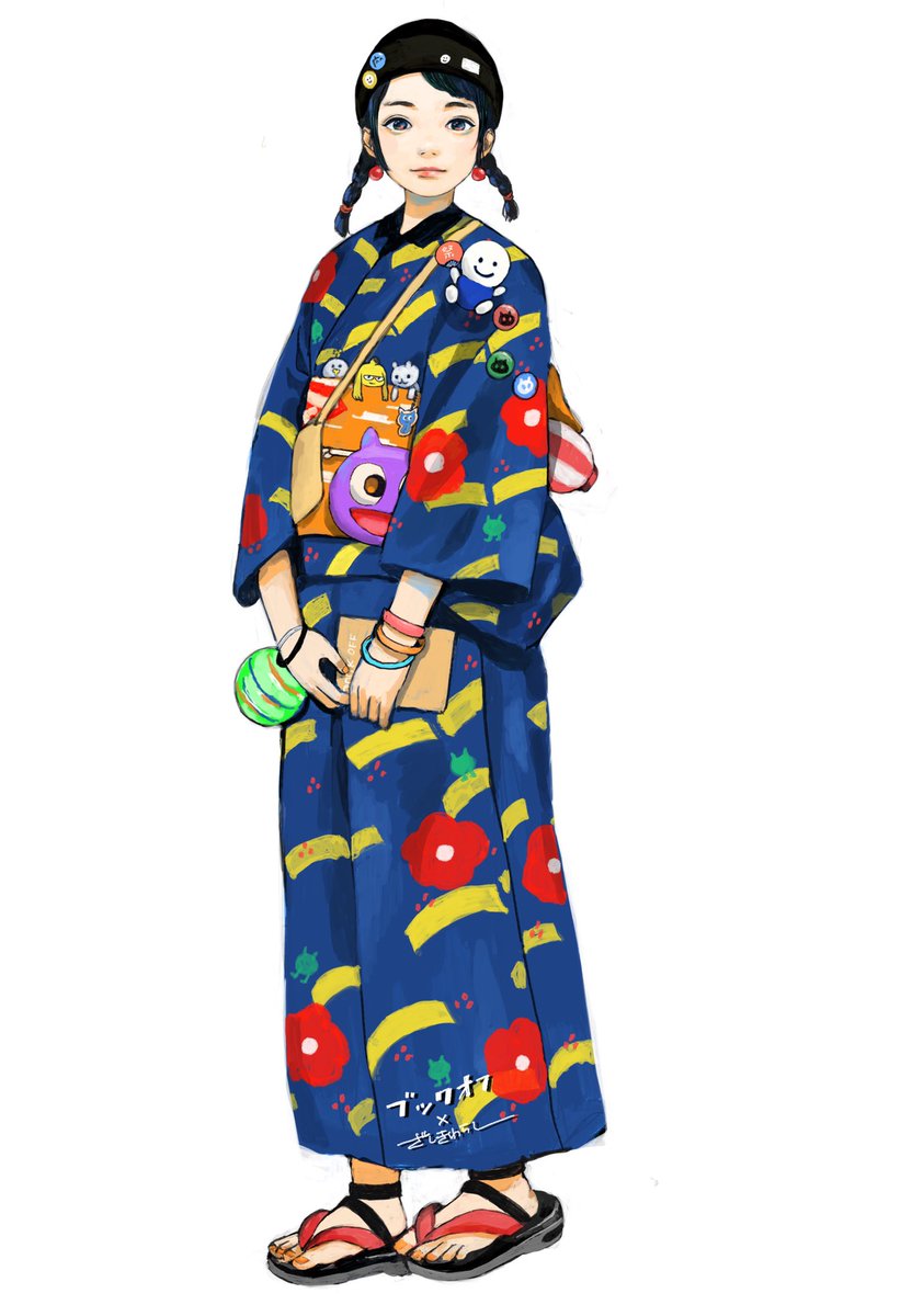 「ノース天神のブックオフさんで使っていただける用のイラストをまた描かせていただきま」|warashiのイラスト