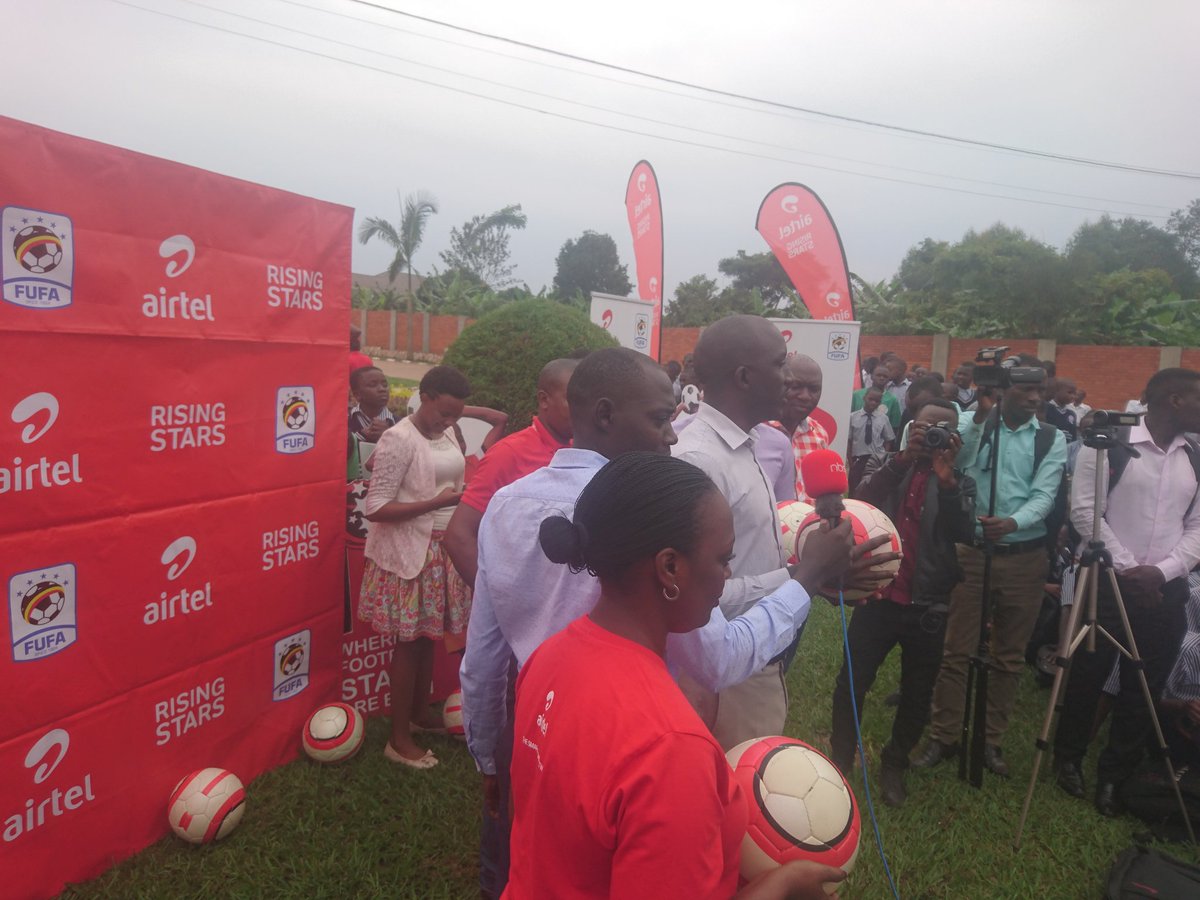 DailyUganda's tweet photo. @Airtel_Ug under their CSR program giving out Sports kits to St.Julian School -Gayaza this morning.. https://t.co/MSb0ii0yrC