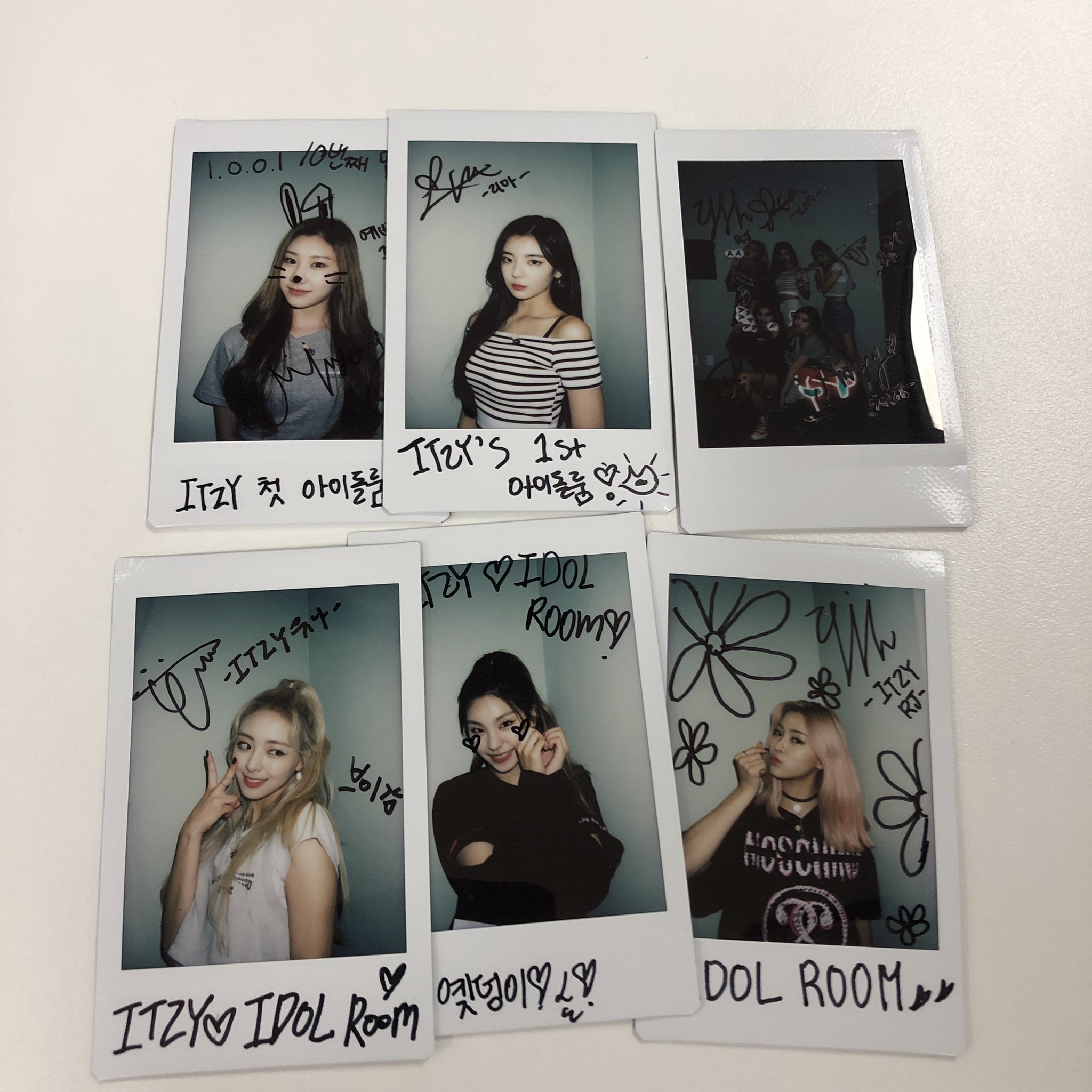 ITZY 週刊アイドル ポラロイド リア ITZY 週刊アイドル ポラロイド リア