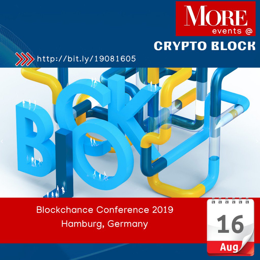 CryptoBlockInt's tweet image. UpComing Event at Hamburg | 16th August 2019
...
➾ Blockchance Conference 2019
⋐⋑ bit.ly/19081605

✍ The #BlockchanceConference 2019’s key topics are the future of economics and the future of society.

#HamburgEvents #BlockchainUniverse #Innovations #Crypto...