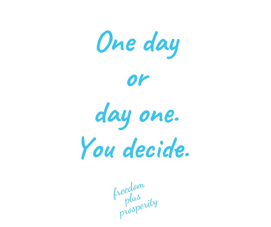 FPP_Community's tweet photo. "One Day or Day One. You Decide."
#life #motivationalquote #goalsetting #success #decision #workfromanywhere #workforyourself #selfemployment #freedomplusprosperity #selfimprovement #futureyou https://t.co/lf51yzeN2T