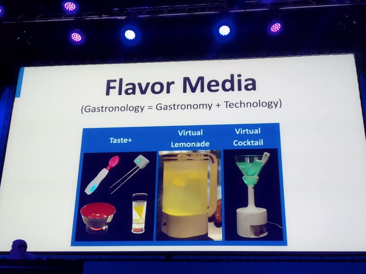 MeryMMG's tweet photo. The future match of gastronomy and technology... perceiving virtual flavors!!! #pangborn2019 https://t.co/WlTZoHZUI7