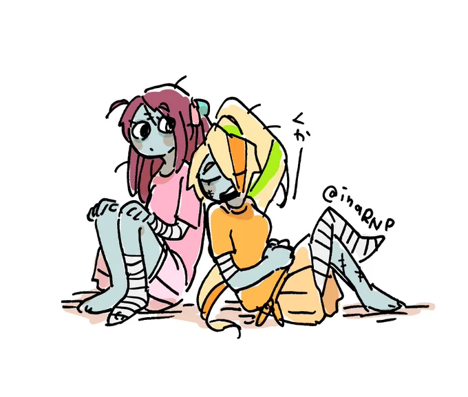 さくらちゃんとサキちゃんのらくがき 