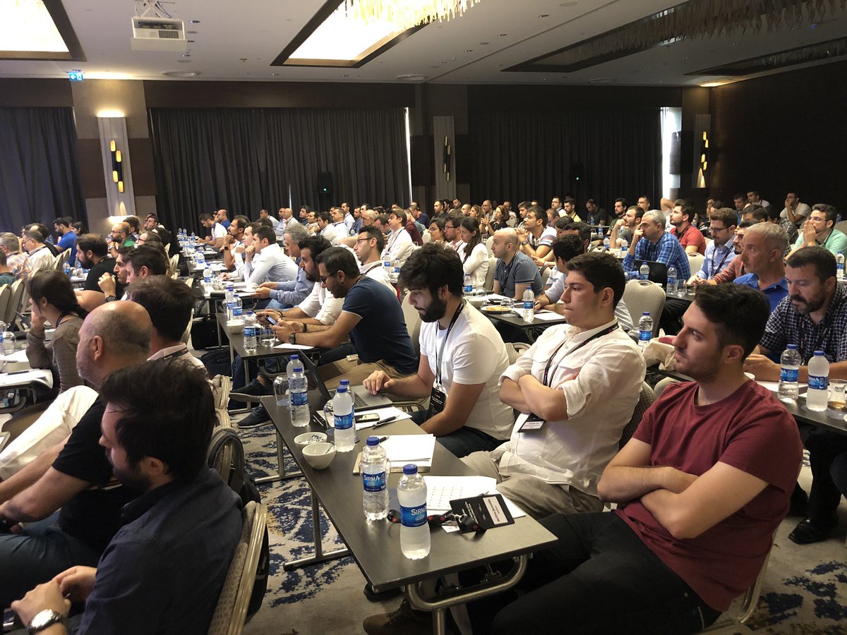 ckulacoglu's tweet image. Full house day at #Openshift4 and #RHEL8 day at Red Hat Turkey. Anil Sonmez and Koray Seremet on stage #redhat