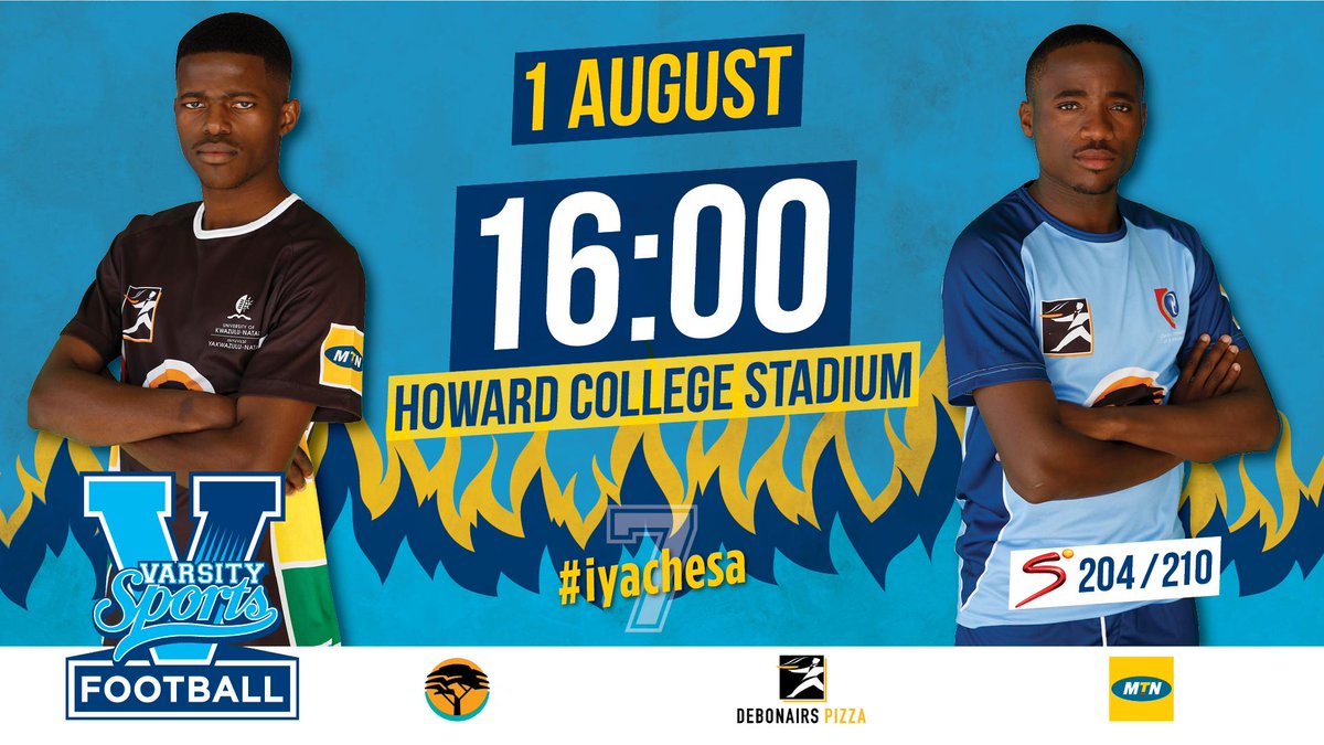VarsityDiski's tweet photo. ARE YOU READY FOR @VarsityDiski ROUND 2?

Check out the upcoming fixtures for Thursday - 1 August 2019! Avoid FOMO &amp; get your tickets NOW by downloading our Varsity Sports App! ⚽

Catch all the action LIVE on @SuperSportTV Channel 204 &amp; 210.

#IYACHESA 🔥🔥🔥 https://t.co/ifJ3xgRZXZ
