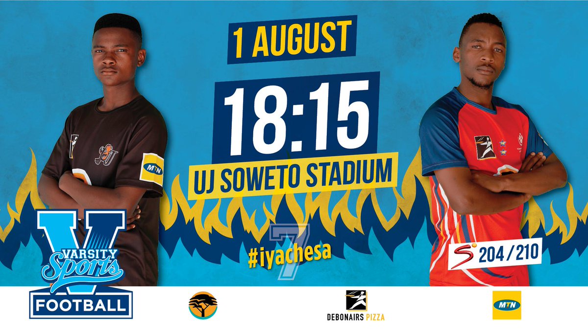 VarsityDiski's tweet photo. ARE YOU READY FOR @VarsityDiski ROUND 2?

Check out the upcoming fixtures for Thursday - 1 August 2019! Avoid FOMO &amp; get your tickets NOW by downloading our Varsity Sports App! ⚽

Catch all the action LIVE on @SuperSportTV Channel 204 &amp; 210.

#IYACHESA 🔥🔥🔥 https://t.co/ifJ3xgRZXZ